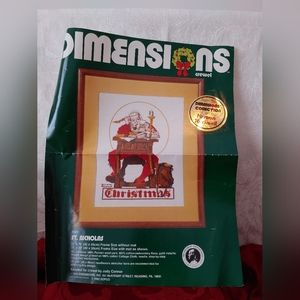 Dimensions Crewel Norman Rockwell St Nicholas kit  New